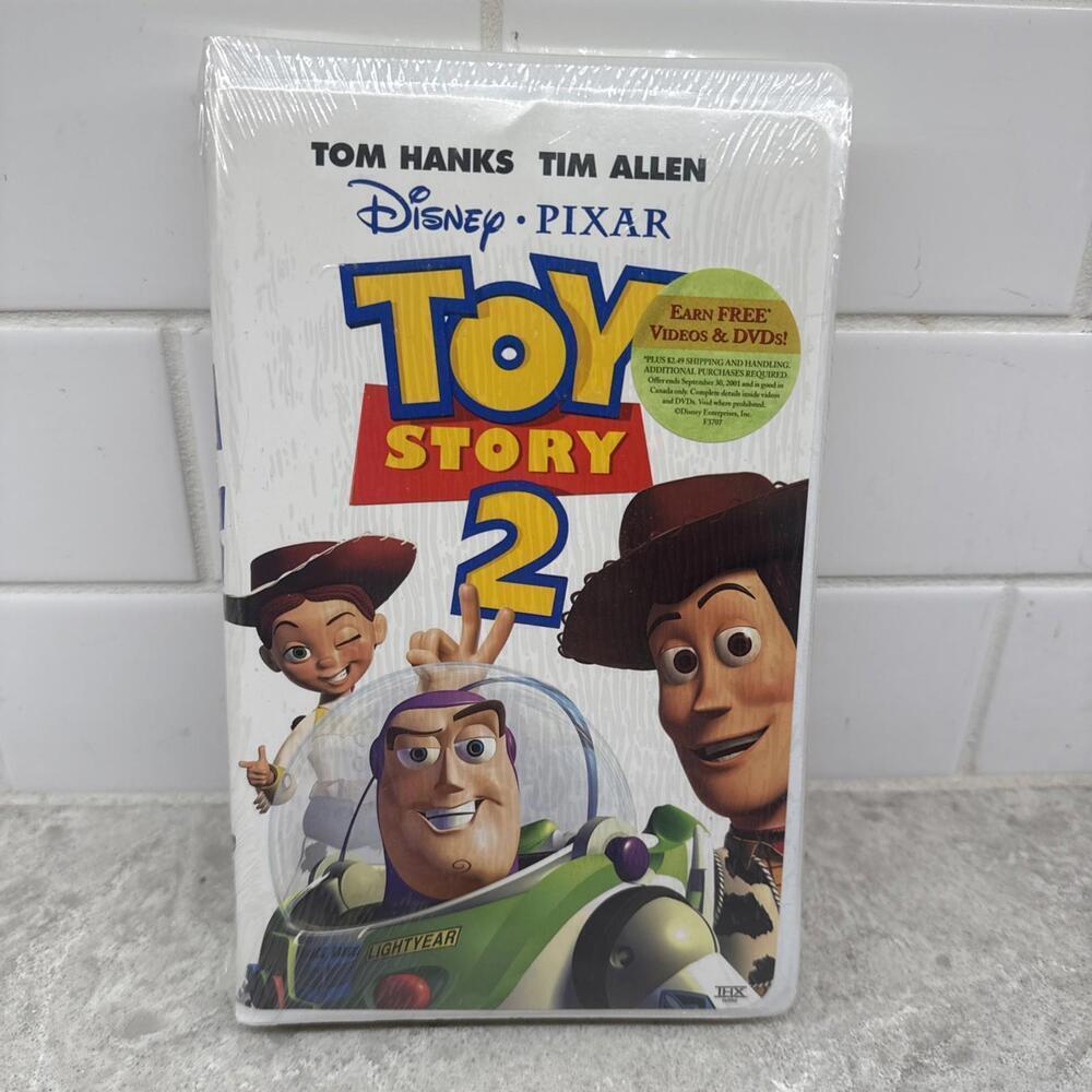 Toy Story 2 (VHS, 2000) Brand New Factory Sealed - Tim Allen, Tom Hanks